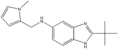 2-tert-butyl-N-[(1-methyl-1H-pyrrol-2-yl)methyl]-1H-1,3-benzodiazol-5-amine Struktur
