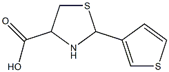 2-thien-3-yl-1,3-thiazolidine-4-carboxylic acid Structure