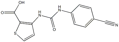 3-({[(4-cyanophenyl)amino]carbonyl}amino)thiophene-2-carboxylic acid