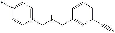 3-({[(4-fluorophenyl)methyl]amino}methyl)benzonitrile