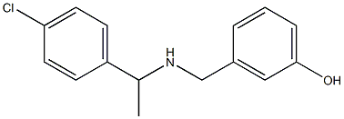 3-({[1-(4-chlorophenyl)ethyl]amino}methyl)phenol