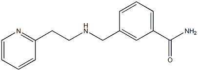 3-({[2-(pyridin-2-yl)ethyl]amino}methyl)benzamide