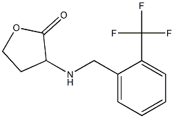 3-({[2-(trifluoromethyl)phenyl]methyl}amino)oxolan-2-one Struktur