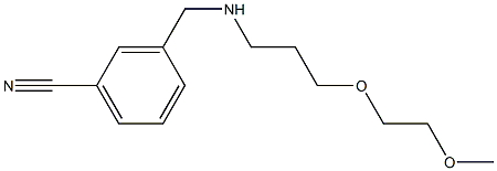3-({[3-(2-methoxyethoxy)propyl]amino}methyl)benzonitrile