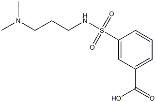 3-({[3-(dimethylamino)propyl]amino}sulfonyl)benzoic acid|