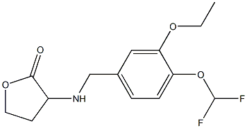 3-({[4-(difluoromethoxy)-3-ethoxyphenyl]methyl}amino)oxolan-2-one