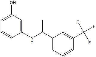  3-({1-[3-(trifluoromethyl)phenyl]ethyl}amino)phenol