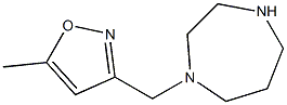 3-(1,4-diazepan-1-ylmethyl)-5-methyl-1,2-oxazole Structure