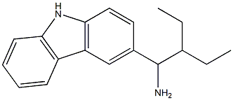  3-(1-amino-2-ethylbutyl)-9H-carbazole