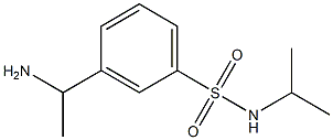  3-(1-aminoethyl)-N-(propan-2-yl)benzene-1-sulfonamide