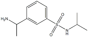 3-(1-aminoethyl)-N-(propan-2-yl)benzene-1-sulfonamide