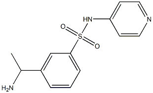 3-(1-aminoethyl)-N-(pyridin-4-yl)benzene-1-sulfonamide