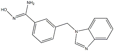 3-(1H-benzimidazol-1-ylmethyl)-N'-hydroxybenzenecarboximidamide