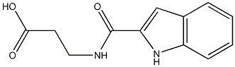 3-(1H-indol-2-ylformamido)propanoic acid|