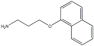 3-(1-naphthyloxy)propan-1-amine Structure