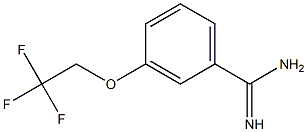 3-(2,2,2-trifluoroethoxy)benzenecarboximidamide Structure