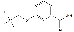 3-(2,2,2-trifluoroethoxy)benzenecarboximidamide,,结构式