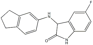 3-(2,3-dihydro-1H-inden-5-ylamino)-5-fluoro-2,3-dihydro-1H-indol-2-one|