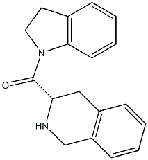  3-(2,3-dihydro-1H-indol-1-ylcarbonyl)-1,2,3,4-tetrahydroisoquinoline