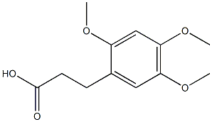 3-(2,4,5-trimethoxyphenyl)propanoic acid Structure