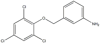 3-(2,4,6-trichlorophenoxymethyl)aniline Structure