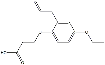  3-(2-allyl-4-ethoxyphenoxy)propanoic acid