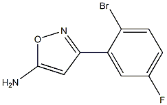 3-(2-bromo-5-fluorophenyl)-1,2-oxazol-5-amine