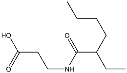 3-(2-ethylhexanamido)propanoic acid 结构式