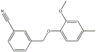  3-(2-methoxy-4-methylphenoxymethyl)benzonitrile