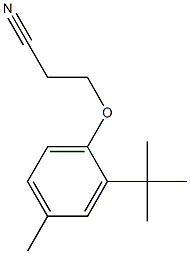 3-(2-tert-butyl-4-methylphenoxy)propanenitrile|