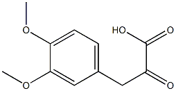 3-(3,4-dimethoxyphenyl)-2-oxopropanoic acid,,结构式