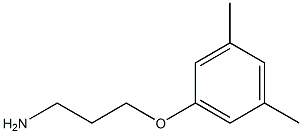 3-(3,5-dimethylphenoxy)propan-1-amine 结构式