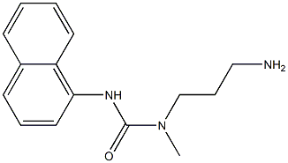  3-(3-aminopropyl)-3-methyl-1-naphthalen-1-ylurea