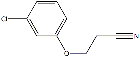 3-(3-chlorophenoxy)propanenitrile