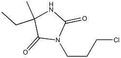 3-(3-chloropropyl)-5-ethyl-5-methylimidazolidine-2,4-dione