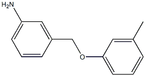 3-(3-methylphenoxymethyl)aniline,,结构式