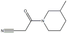 3-(3-methylpiperidin-1-yl)-3-oxopropanenitrile|