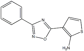 3-(3-phenyl-1,2,4-oxadiazol-5-yl)thiophen-2-amine Structure
