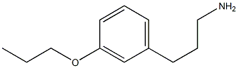 3-(3-propoxyphenyl)propan-1-amine Structure