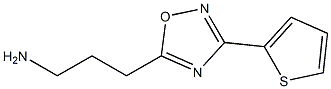 3-(3-thien-2-yl-1,2,4-oxadiazol-5-yl)propan-1-amine Struktur