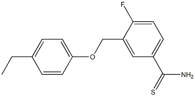  3-(4-ethylphenoxymethyl)-4-fluorobenzene-1-carbothioamide