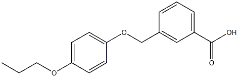 3-(4-propoxyphenoxymethyl)benzoic acid