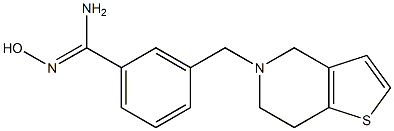 3-(6,7-dihydrothieno[3,2-c]pyridin-5(4H)-ylmethyl)-N'-hydroxybenzenecarboximidamide