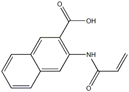 3-(acryloylamino)-2-naphthoic acid Structure
