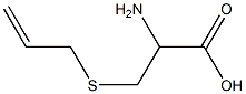 3-(allylthio)-2-aminopropanoic acid,,结构式