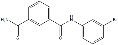  3-(aminocarbonothioyl)-N-(3-bromophenyl)benzamide