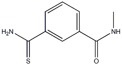 3-(aminocarbonothioyl)-N-methylbenzamide 结构式