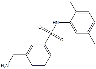3-(aminomethyl)-N-(2,5-dimethylphenyl)benzenesulfonamide Structure