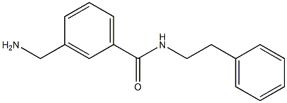 3-(aminomethyl)-N-(2-phenylethyl)benzamide 结构式