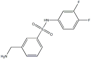 3-(aminomethyl)-N-(3,4-difluorophenyl)benzenesulfonamide